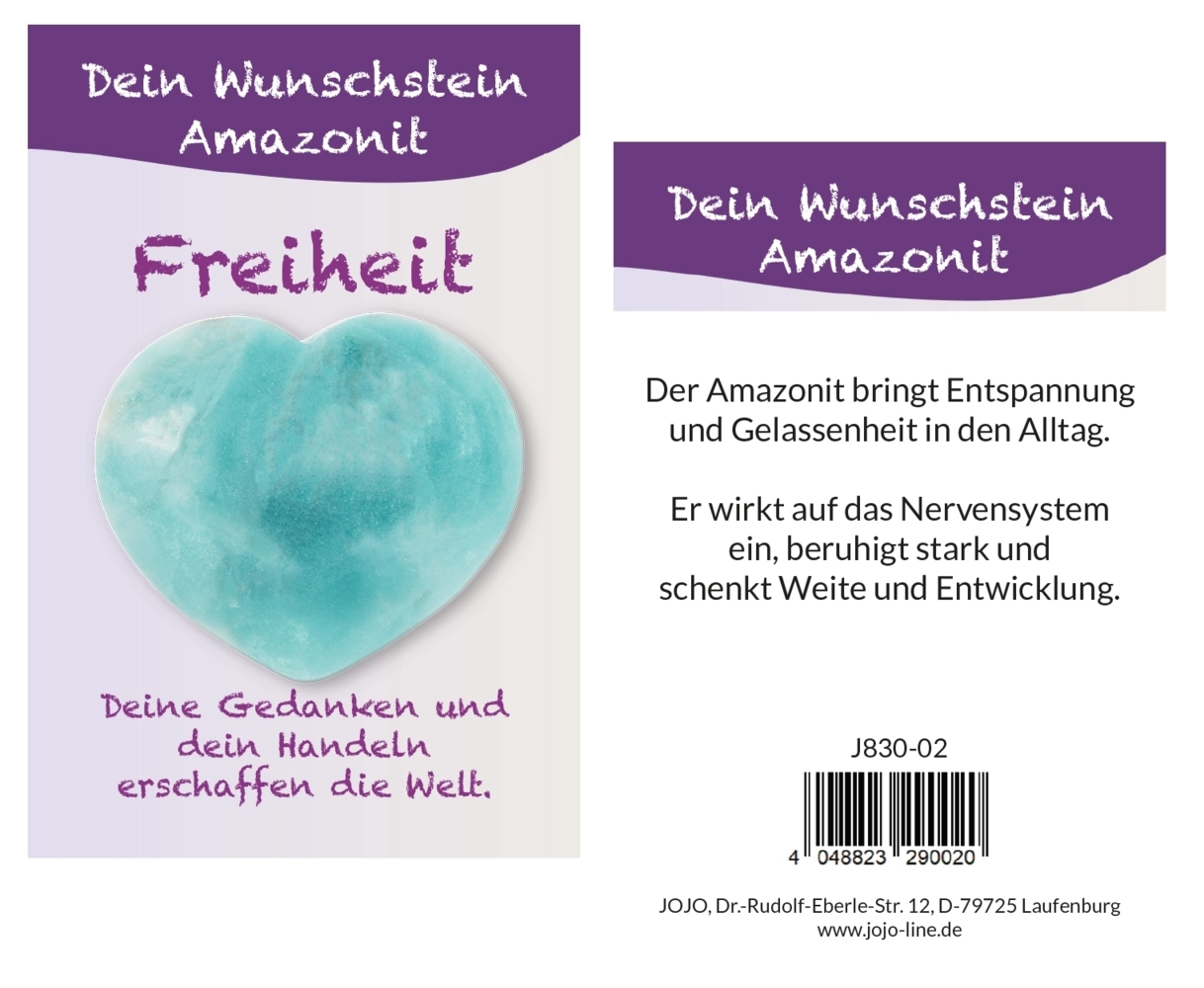 Amazonit Taschensteinherz Wunschstein J836-02