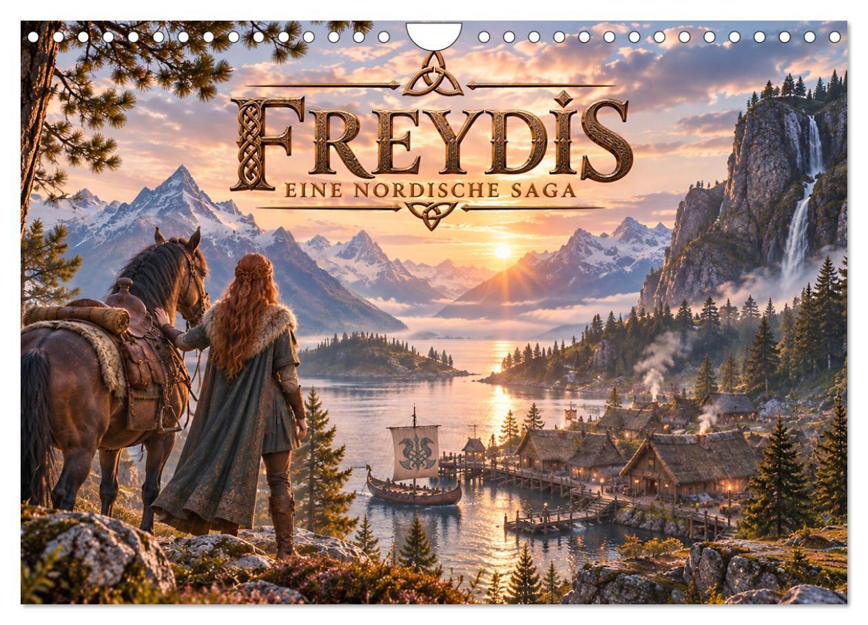Freydis nordische Saga (Wandkalender 2027 DIN A4 quer) CALVENDO Monatskalender