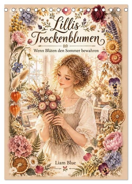 Lillis Trockenblumen (Tischkalender 2027 DIN A5 hoch) CALVENDO Monatskalender