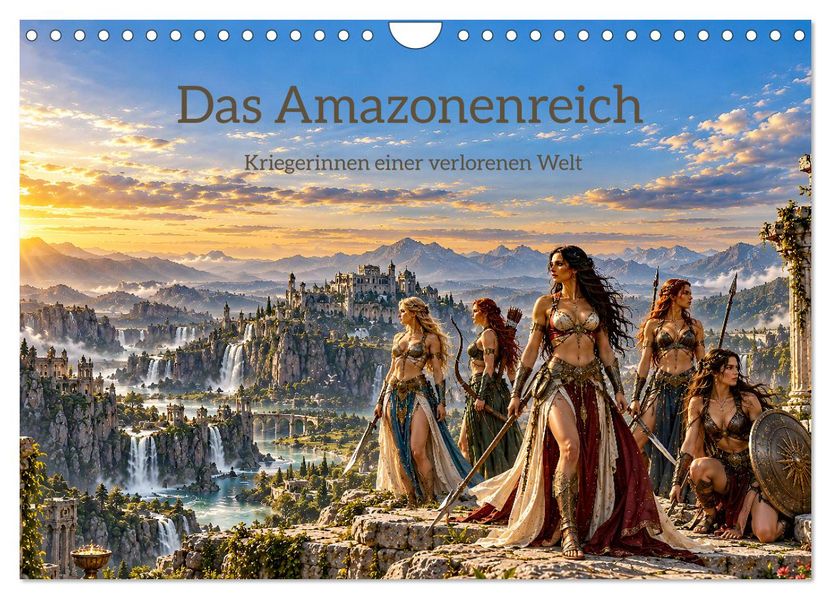 Das Amazonenreich - Kriegerinnen einer verlorenen Welt (Wandkalender 2027 DIN A4 quer) CALVENDO Monatskalender