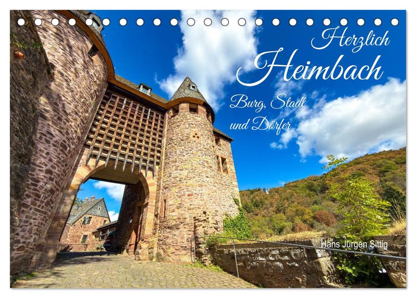 Herzlich Heimbach (Tischkalender 2027 DIN A5 quer) CALVENDO Monatskalender
