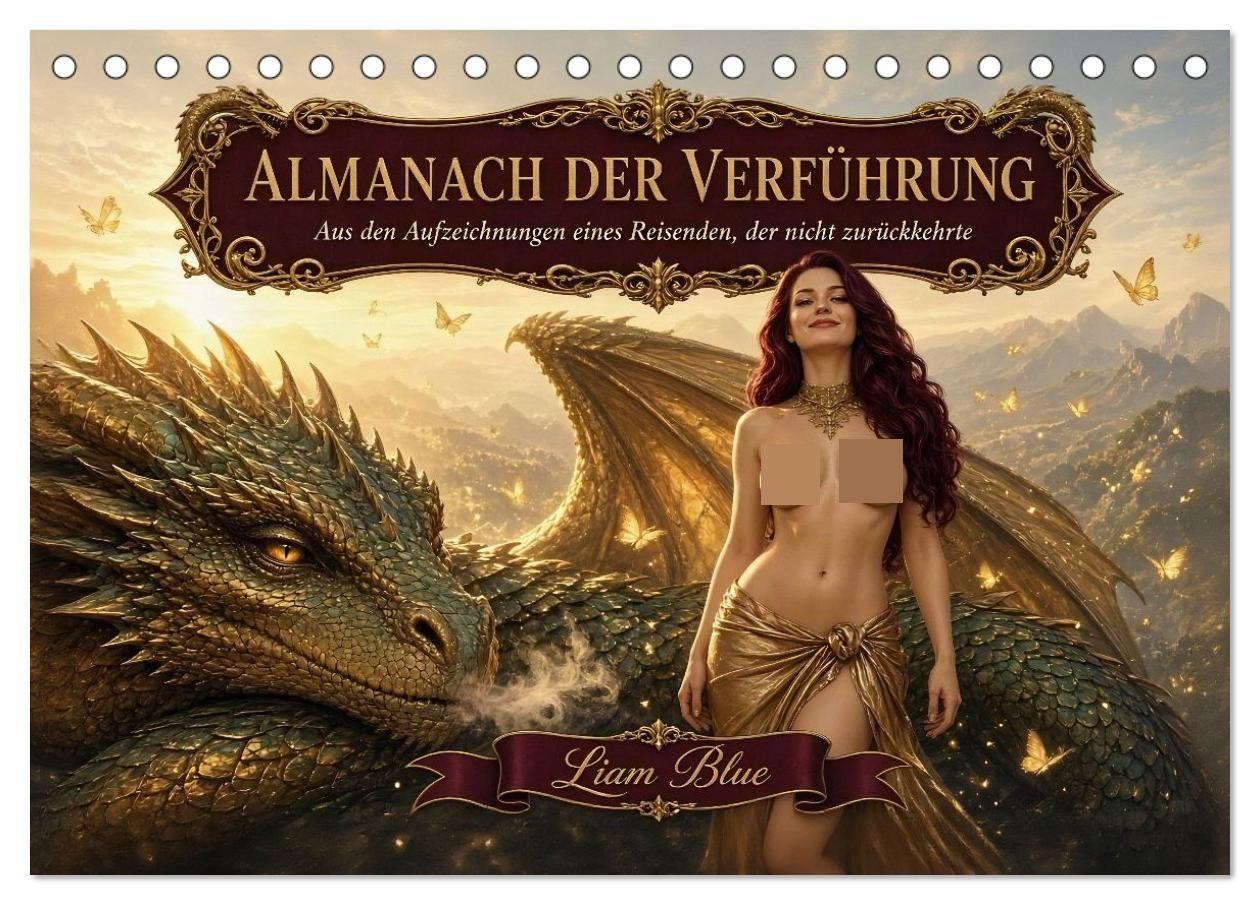 Almanach der Verführung (Tischkalender 2027 DIN A5 quer) CALVENDO Monatskalender