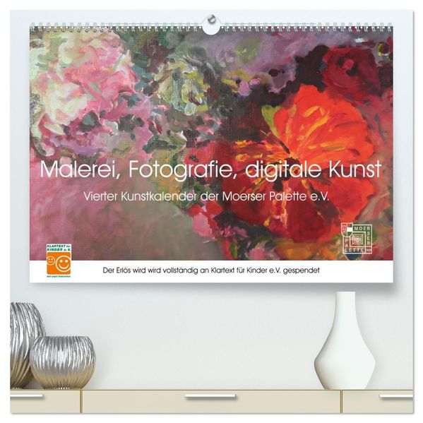 Malerei Fotografie digitale Kunst (hochwertiger Premium Wandkalender 2027 DIN A2 quer) Kunstdruck in Hochglanz