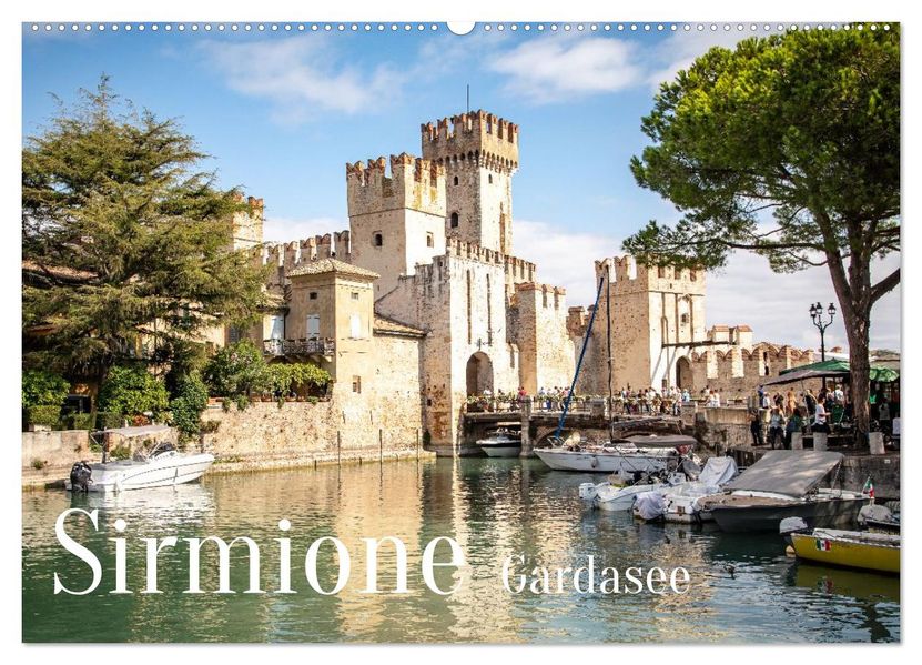Sirmione Gardasee (Wandkalender 2027 DIN A2 quer) CALVENDO Monatskalender