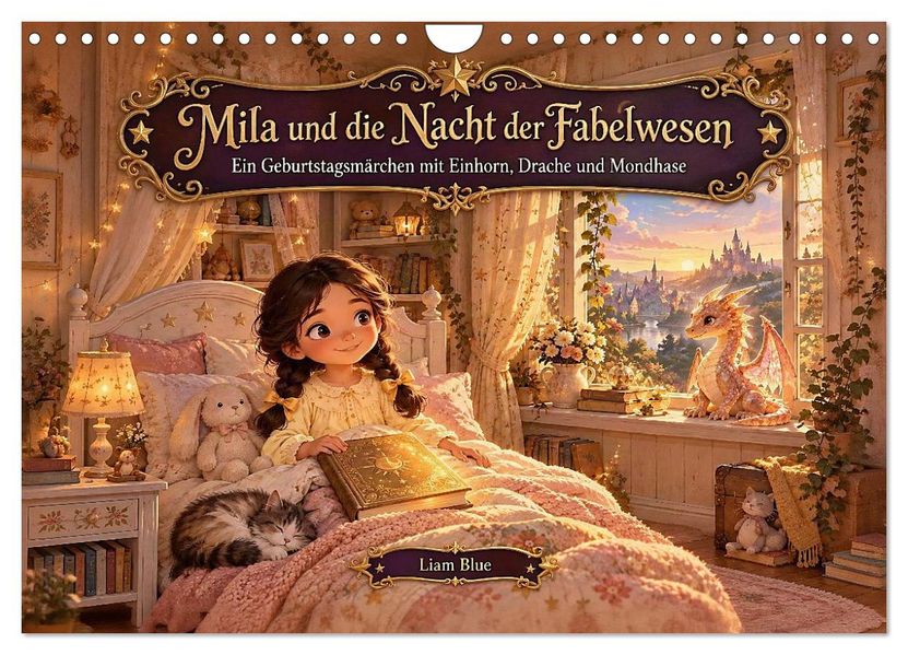 Mila und die Nacht der Fabelwesen (Wandkalender 2027 DIN A4 quer) CALVENDO Monatskalender