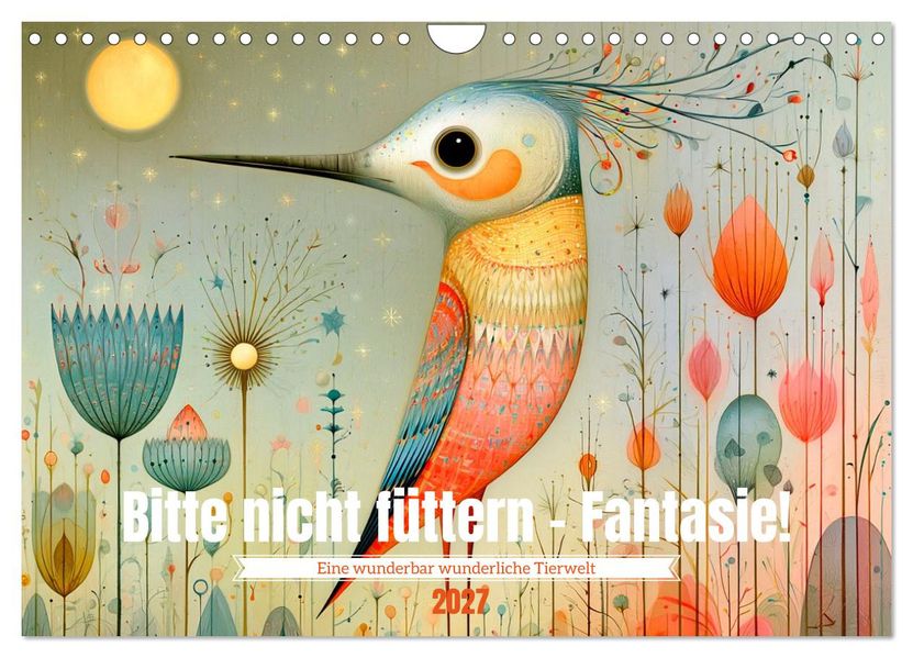 Bitte nicht füttern - Fantasie! (Wandkalender 2027 DIN A4 quer) CALVENDO Monatskalender