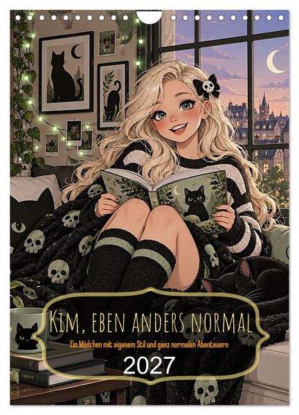 Kim eben anders normal (Wandkalender 2027 DIN A4 hoch) CALVENDO Monatskalender