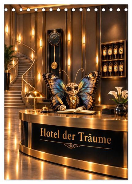 Hotel der Träume (Tischkalender 2027 DIN A5 hoch) CALVENDO Monatskalender