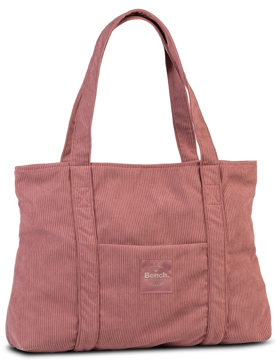 BENCH cord Schultertasche Einkaufstasche Shopper Tasche malve 20 Liter
