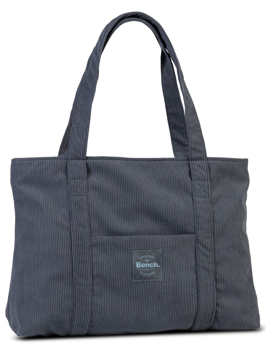 BENCH cord Schultertasche Einkaufstasche Shopper Tasche denim 20 Liter