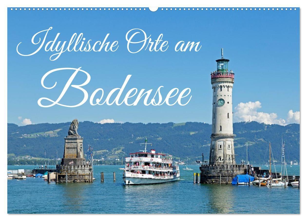 Idyllische Orte am Bodensee (Wandkalender 2027 DIN A2 quer) CALVENDO Monatskalender