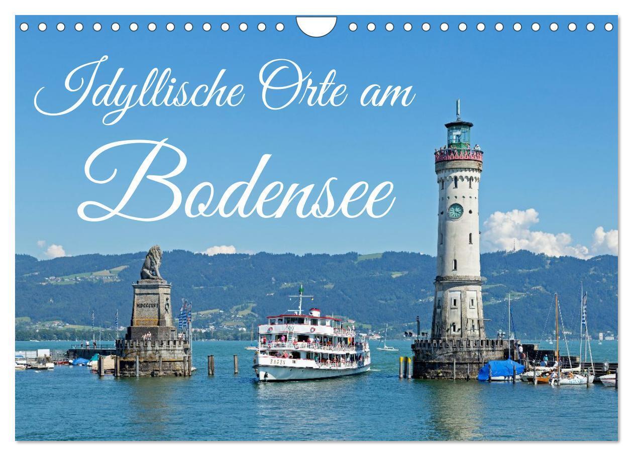Idyllische Orte am Bodensee (Wandkalender 2027 DIN A4 quer) CALVENDO Monatskalender