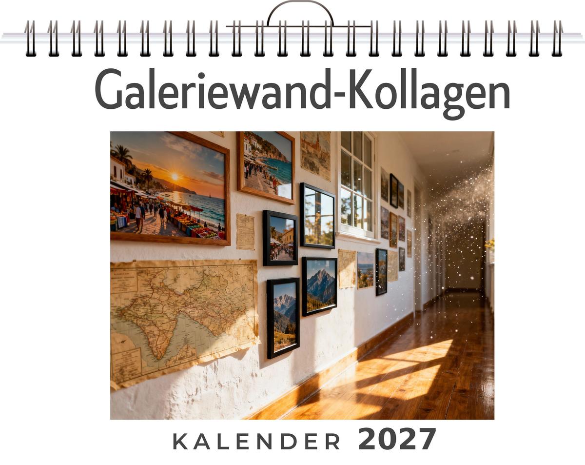 Galeriewand-Kollagen