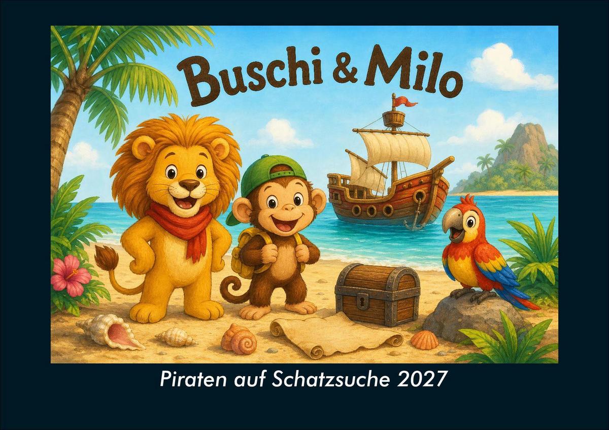 Piraten auf Schatzsuche 2027 Fotokalender DIN A4