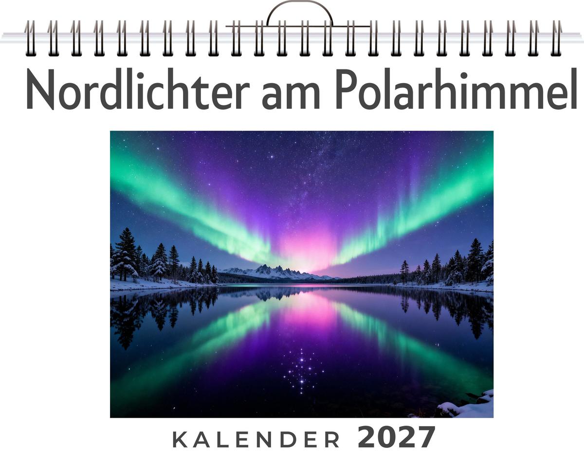 Nordlichter am Polarhimmel