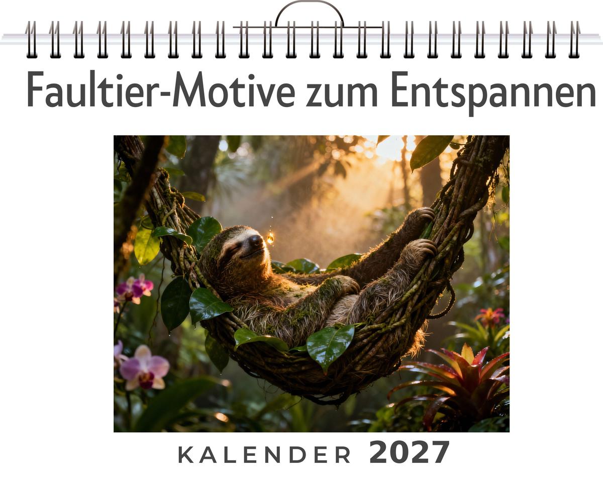 Faultier-Motive zum Entspannen