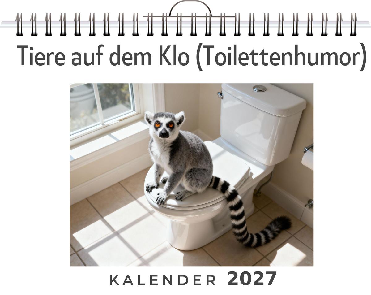 Tiere auf dem Klo (Toilettenhumor)