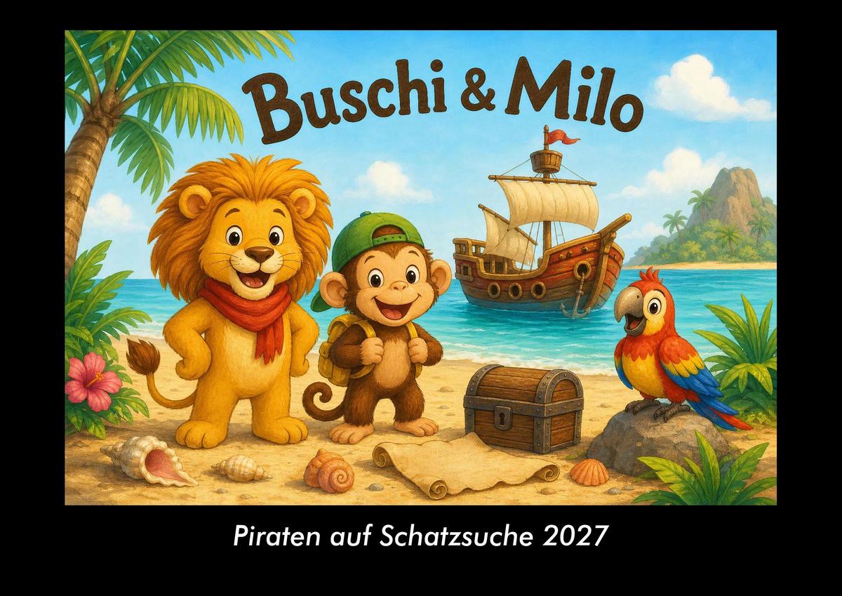 Piraten auf Schatzsuche 2027 Fotokalender DIN A3