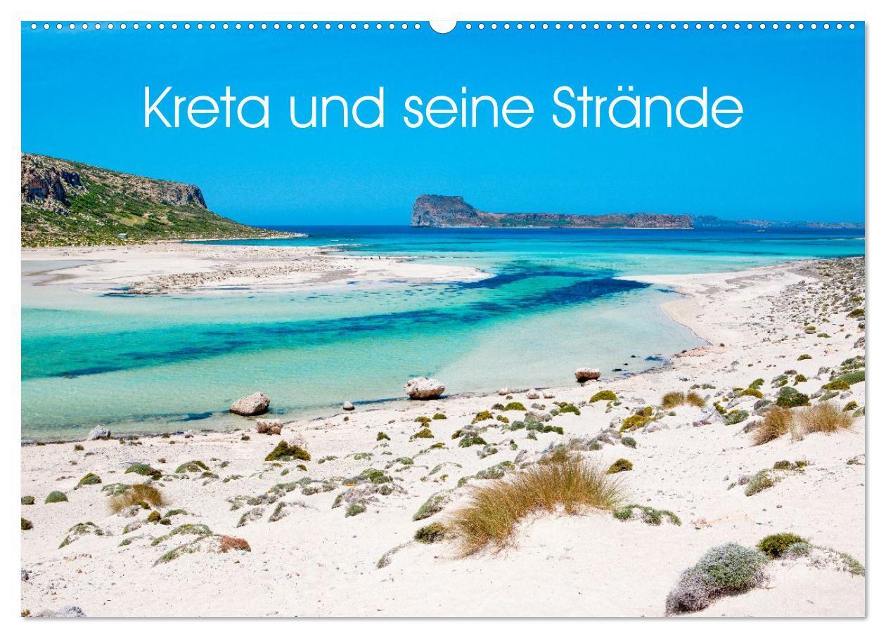 Kreta und seine Strände (Wandkalender 2027 DIN A2 quer) CALVENDO Monatskalender