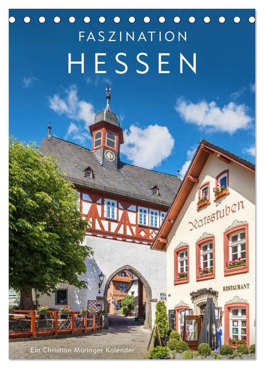 Faszination Hessen (Tischkalender 2027 DIN A5 hoch) CALVENDO Monatskalender