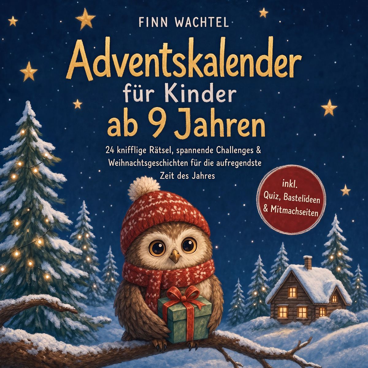 Adventskalender für Kinder ab 9 Jahren: 24 knifflige Rätsel spannende Challenges & Weihnachtsgeschichten für die aufregendste Zeit des Jahres - inkl. Quiz Bastelideen & Mitmachseiten