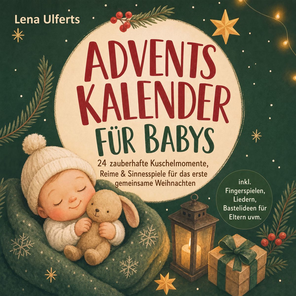 Adventskalender für Babys: 24 zauberhafte Kuschelmomente Reime & Sinnesspiele für das erste gemeinsame Weihnachten inkl. Fingerspielen Liedern Bastelideen für Eltern uvm.