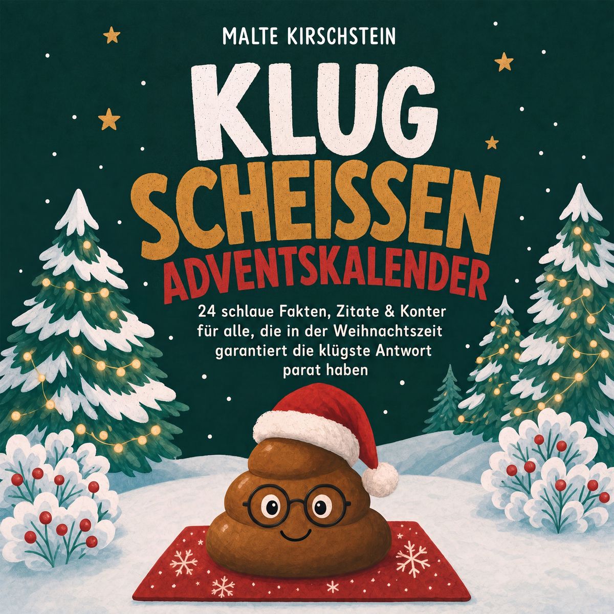 Klug scheißen Adventskalender: 24 schlaue Fakten Zitate & Konter für alle die in der Weihnachtszeit garantiert die klügste Antwort parat haben