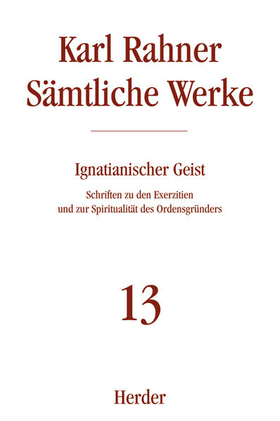 Karl Rahner Sämtliche Werke