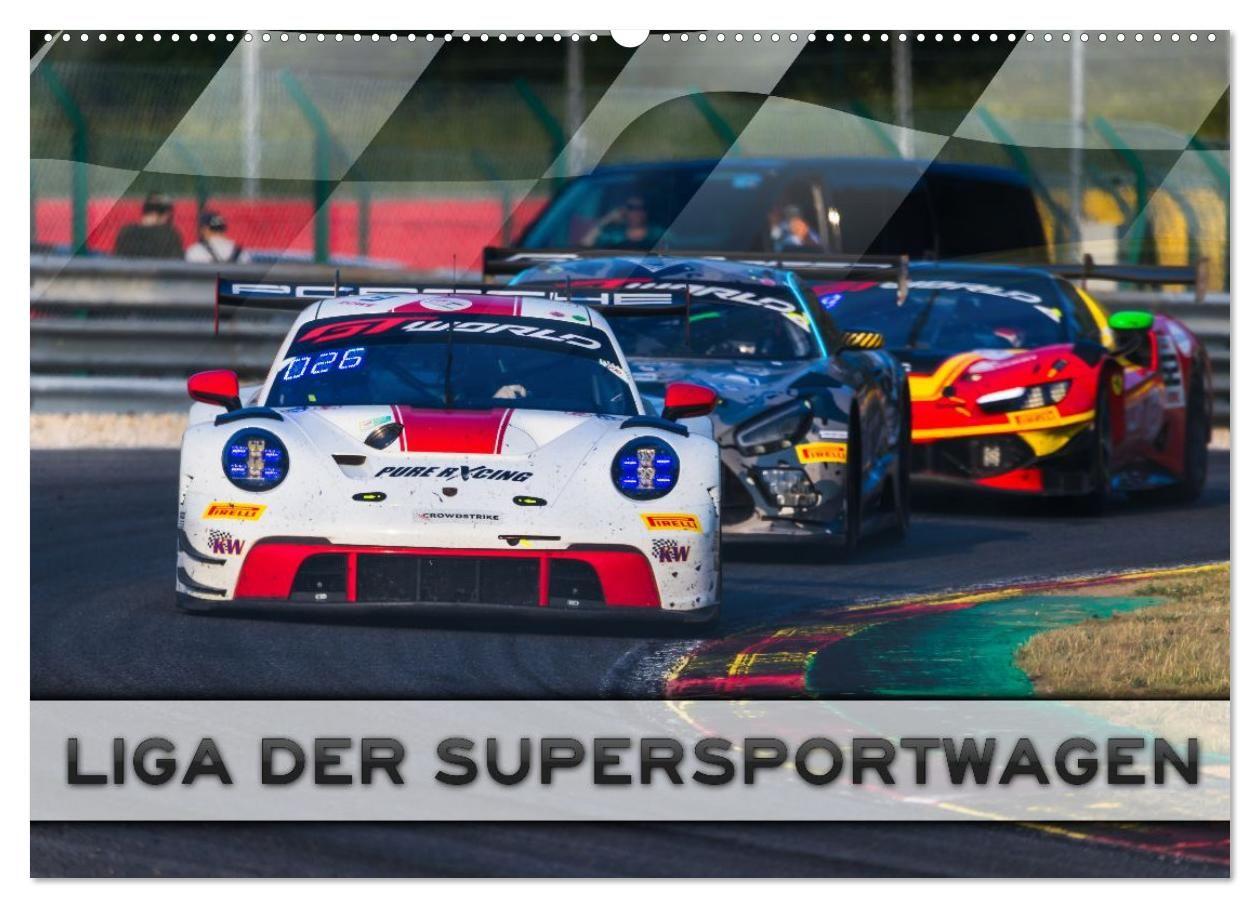 Liga der Supersportwagen (Wandkalender 2027 DIN A2 quer) CALVENDO Monatskalender
