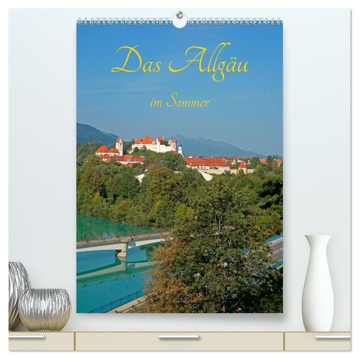 Das Allgäu im Sommer (hochwertiger Premium Wandkalender 2027 DIN A2 hoch) Kunstdruck in Hochglanz