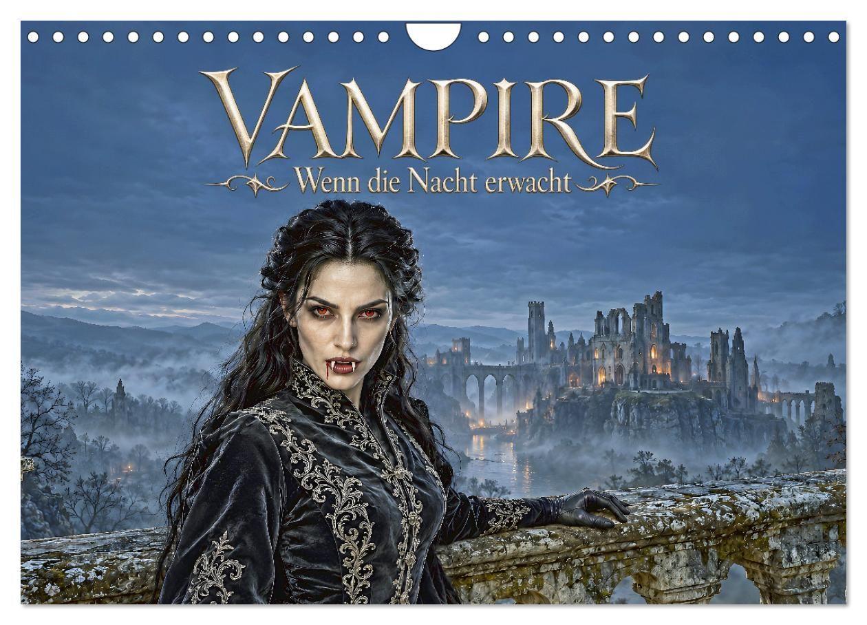 Vampire - Wenn die Nacht erwacht (Wandkalender 2027 DIN A4 quer) CALVENDO Monatskalender