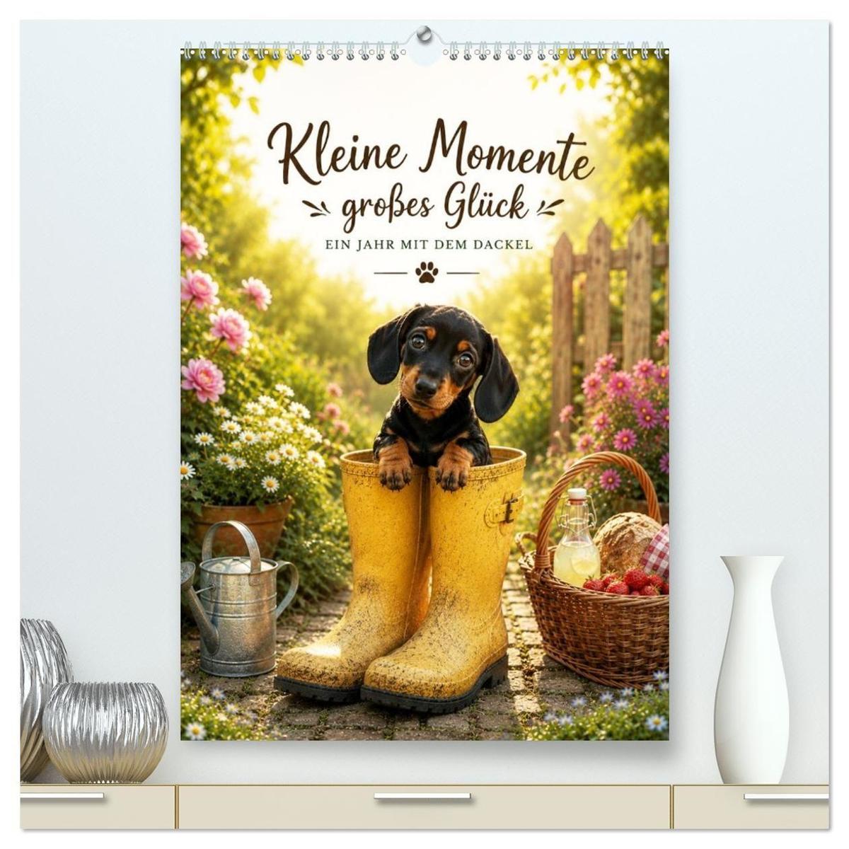 Kleine Momente großes Glück (hochwertiger Premium Wandkalender 2027 DIN A2 hoch) Kunstdruck in Hochglanz