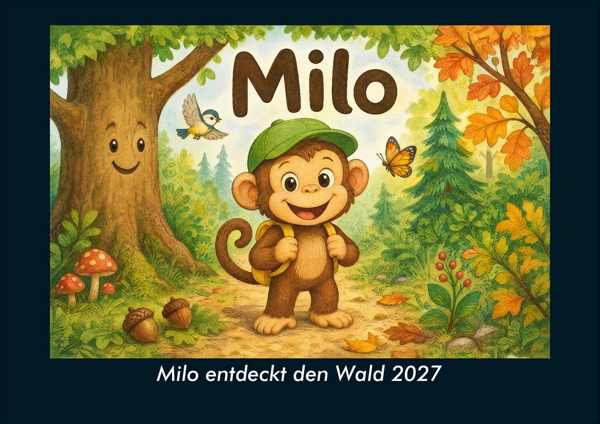 Milo entdeckt den Wald 2027 Fotokalender DIN A4