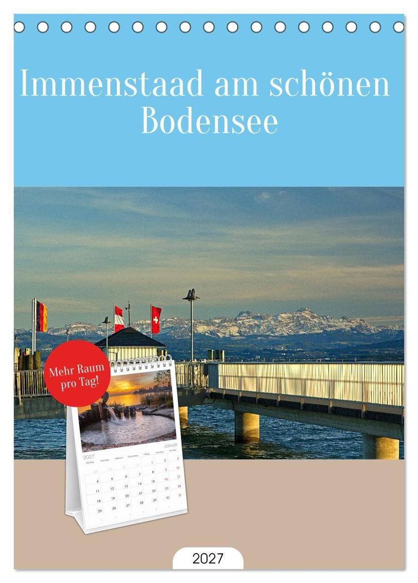 Tischplaner 2027 - Immenstaad am schönen Bodensee (A5 Tischkalender zum Aufstellen) CALVENDO