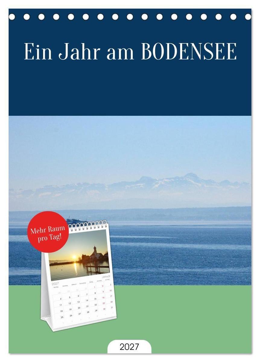 Tischplaner 2027 - Ein Jahr am BODENSEE (A5 Tischkalender zum Aufstellen) CALVENDO
