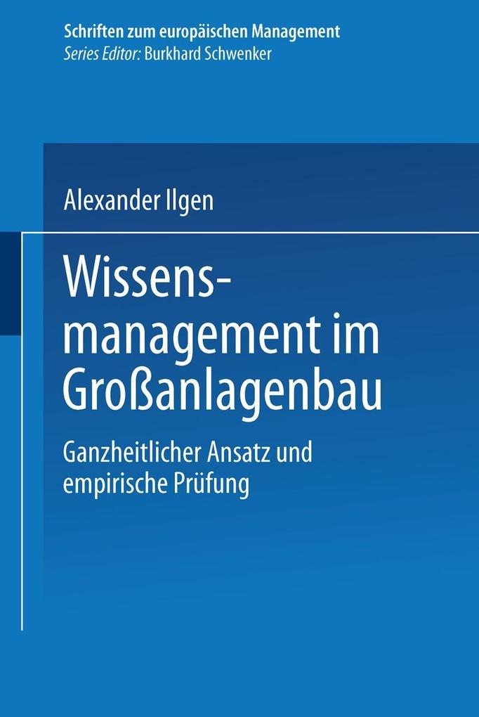 Wissensmanagement im Großanlagenbau