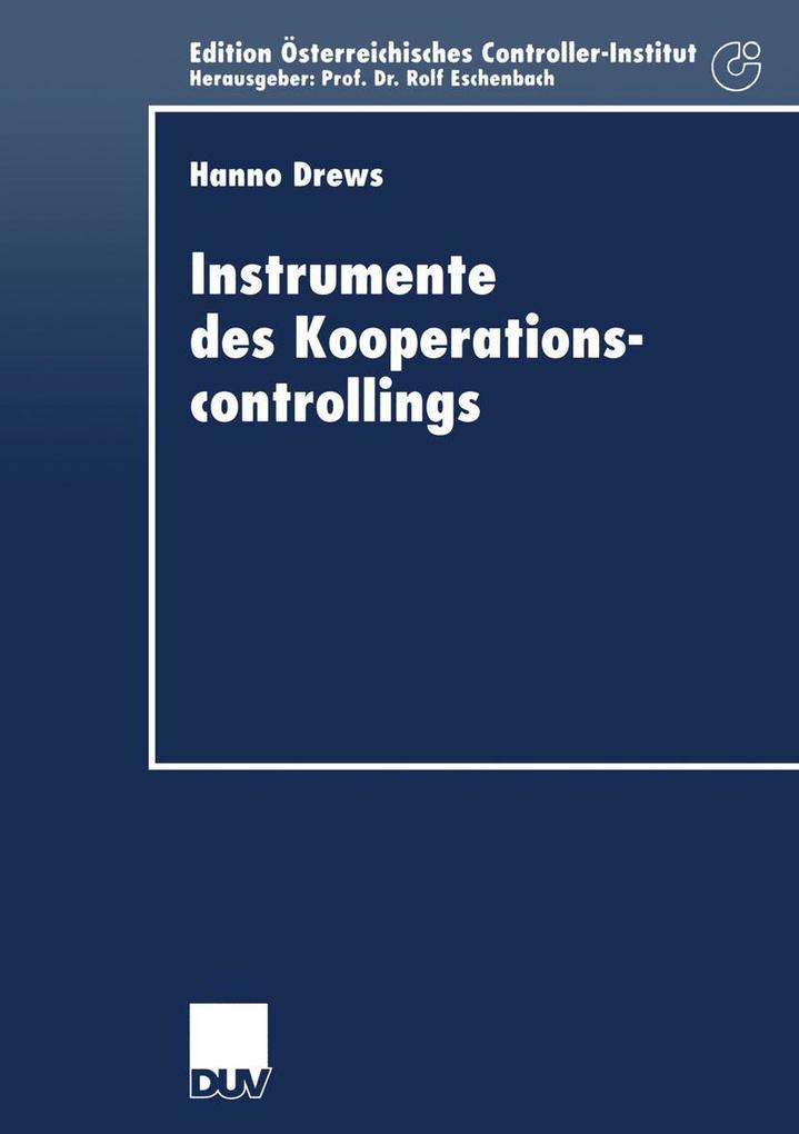 Instrumente des Kooperationscontrollings