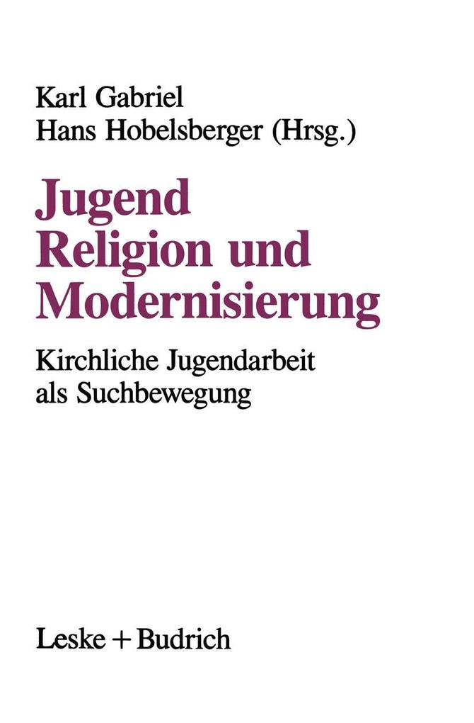 Jugend Religion und Modernisierung