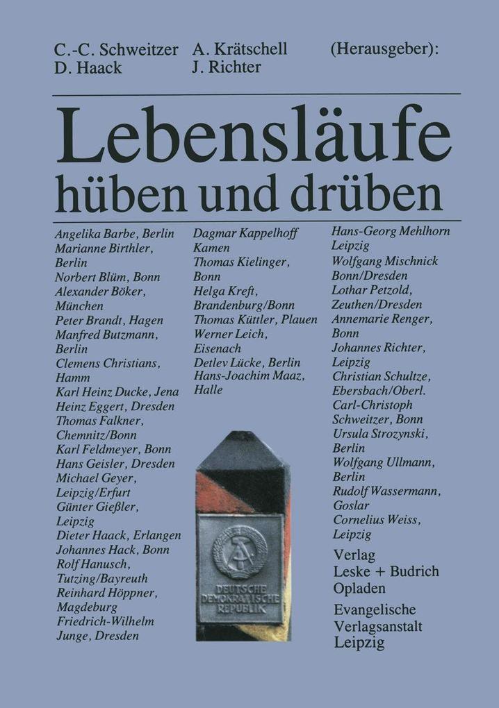 Lebensläufe - hüben und drüben