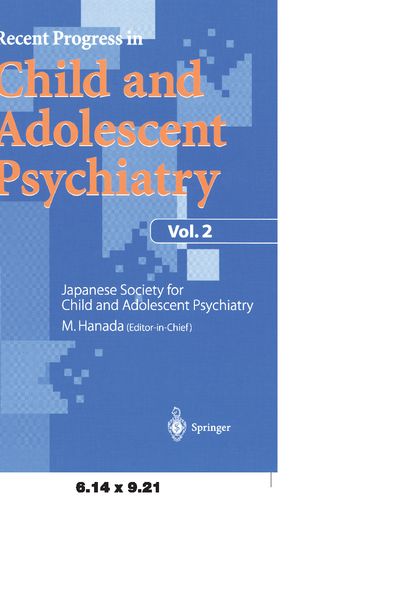 Recent Progress in Child and Adolescent Psychiatry Vol.2