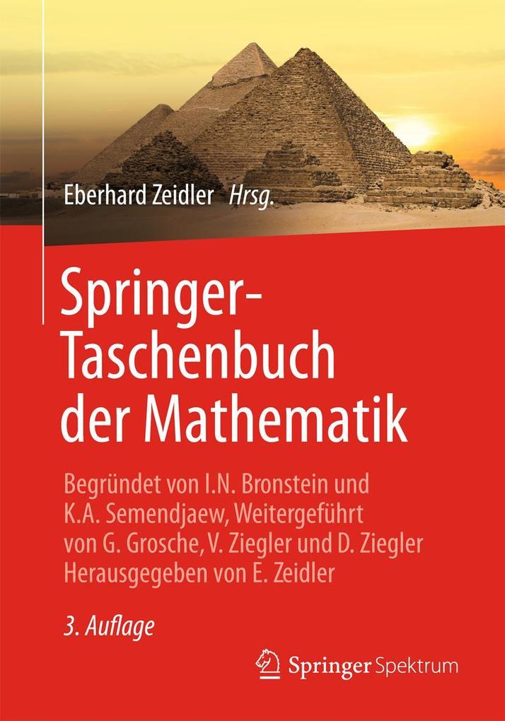 Springer Fachmedien Wiesbaden Springer-Taschenbuch Der Mathematik - Bild 4