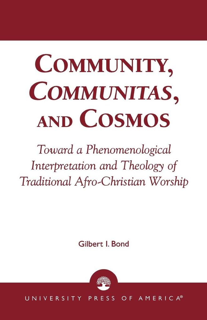 Community Communitas and Cosmos