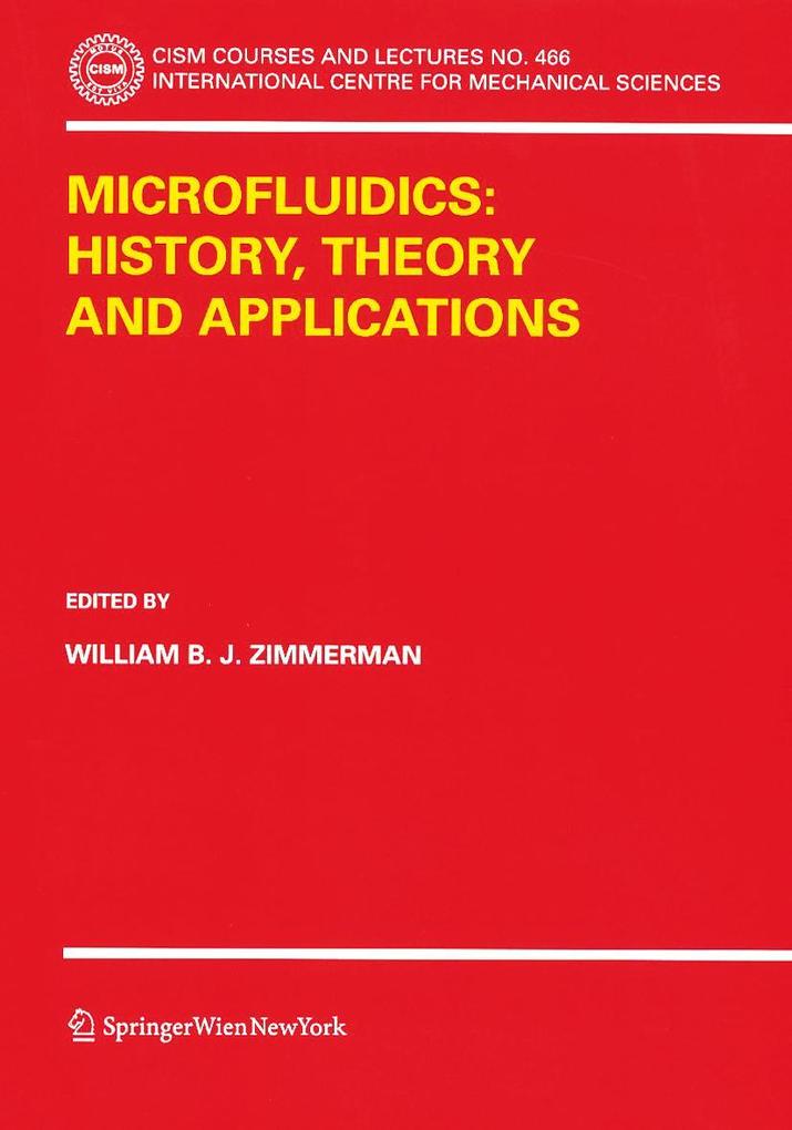 Microfluidics: History Theory and Applications