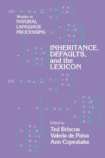 Inheritance Defaults and the Lexicon
