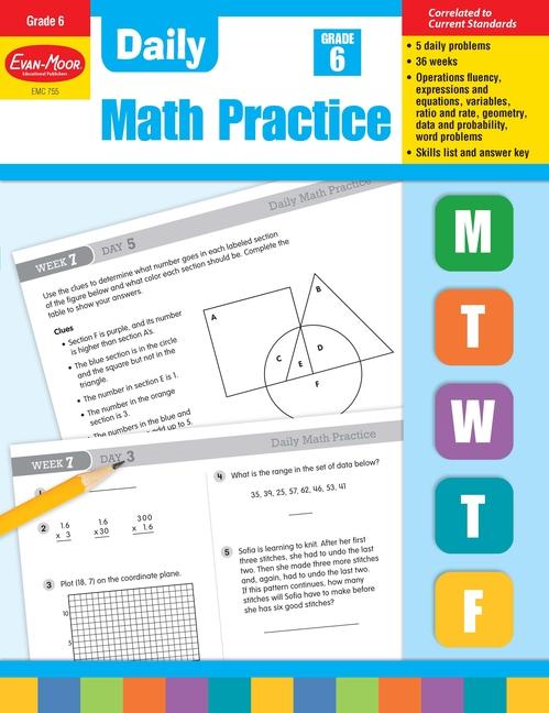 Daily Math Practice Grade 6 Teacher Edition