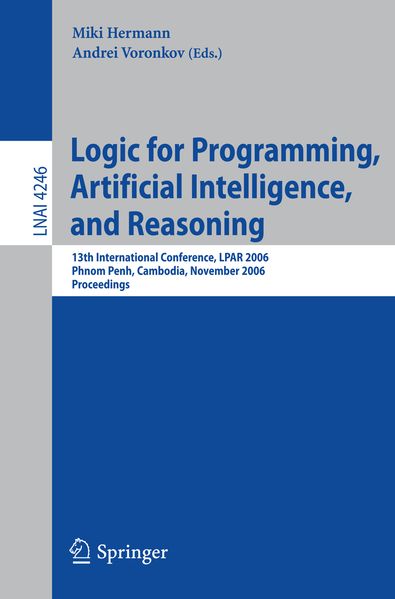 Logic for Programming Artificial Intelligence and Reasoning