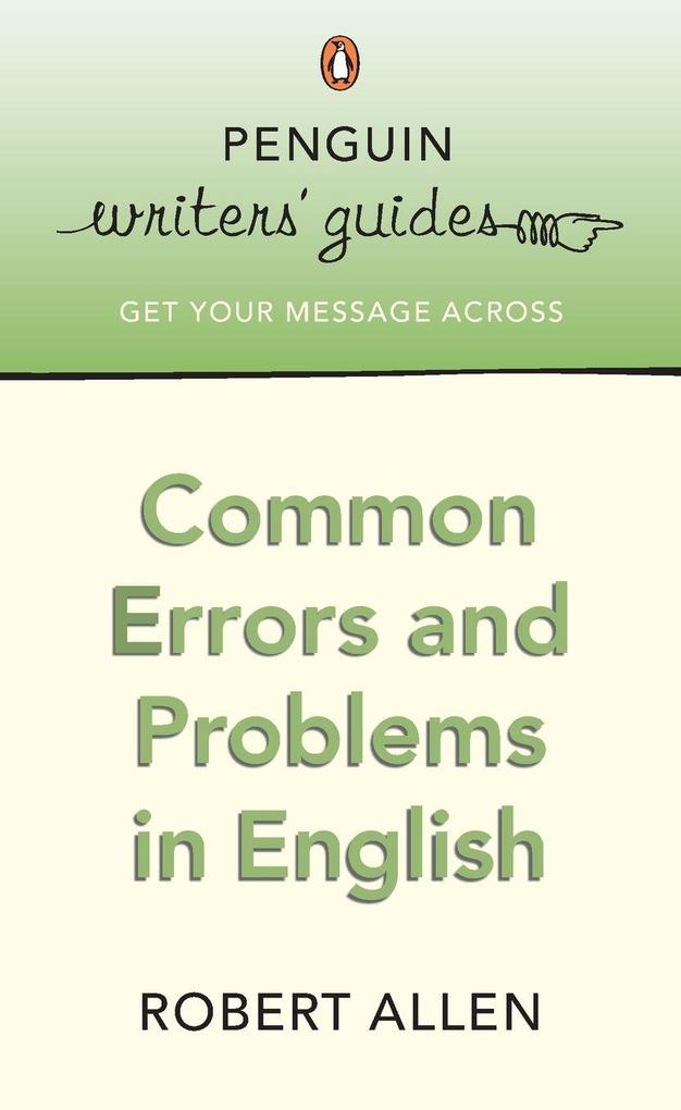 Common Errors and Problems in English