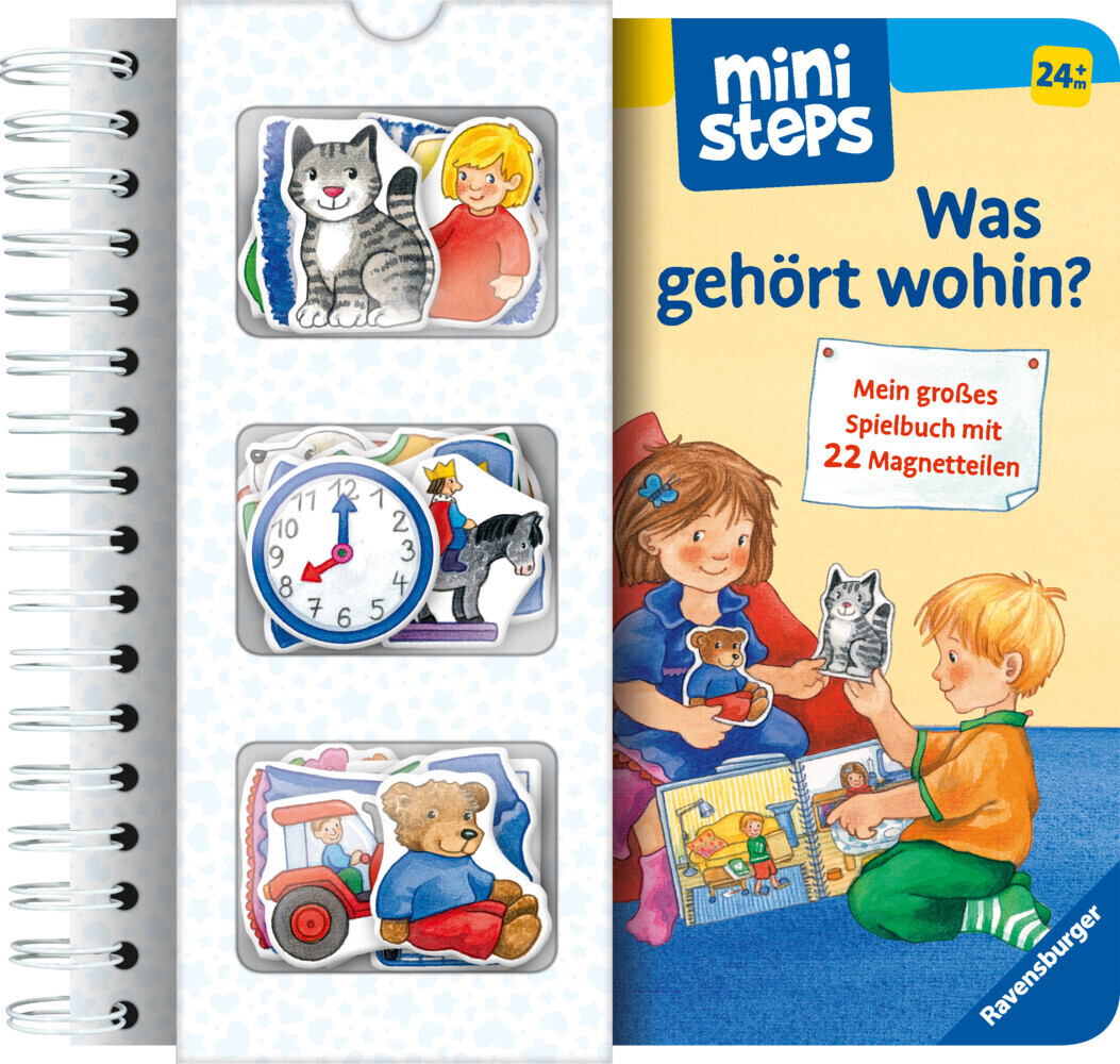 Image of Ministeps: Was Gehört Wohin? - Magnetbuch Ab 2 Jahre, Kinderbuch, Bilderbuch - Irmgard Eberhard, Pappband