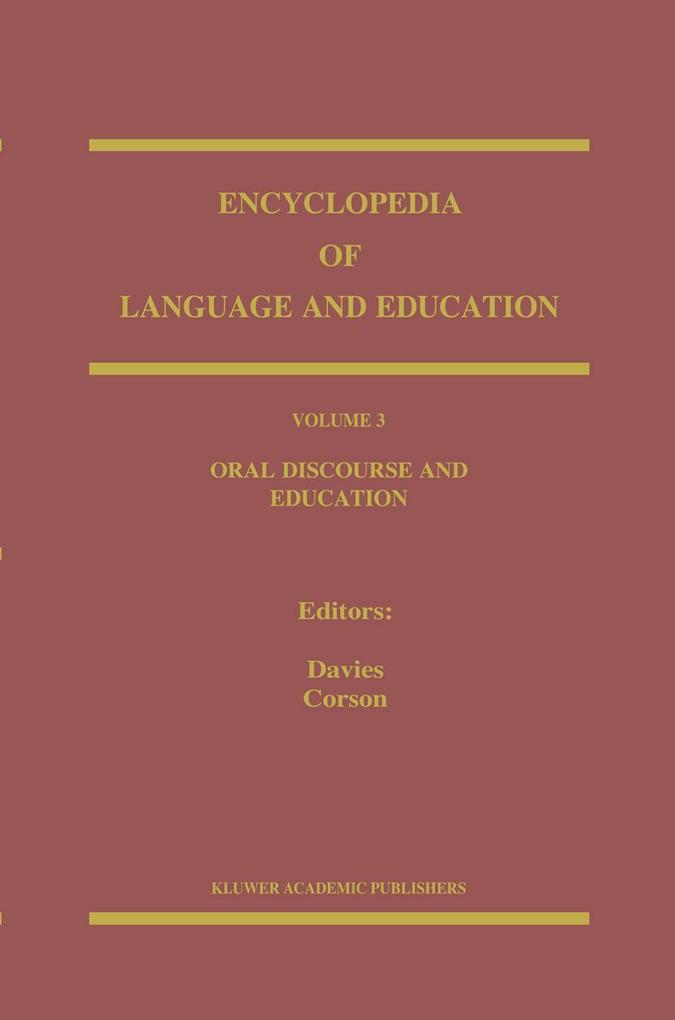 Oral Discourse and Education