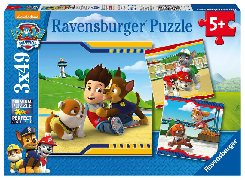 Ravensburger - Helden mit Fell 3 x 49 Teile